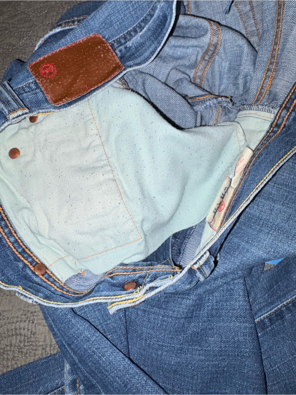AG ADRIANO GOLDSCHMIED THE FILLMORE BOOTCUT FLAR JEANS WOMANS 32 MADE IN USA Y2K - Picture 6 of 13
